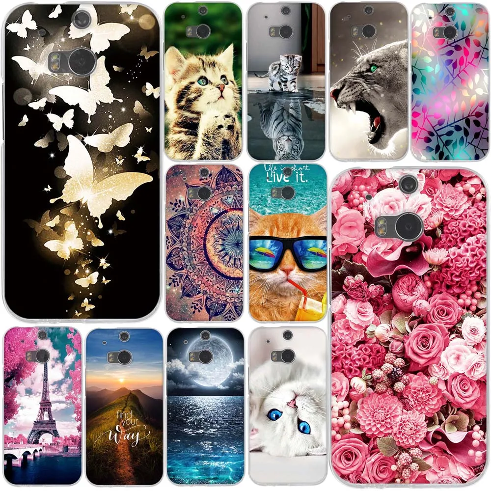 Чехол для HTC One M8 M8s чехол с рисунком мягкий из ТПУ силиконовый защитный чехол|case for