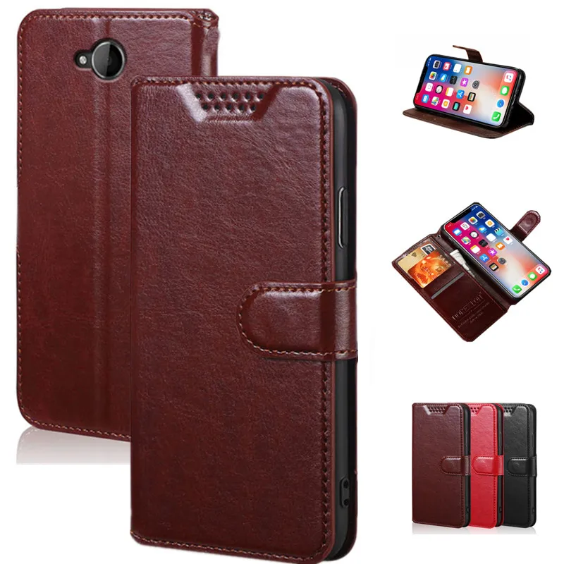 Чехол для Nokia Lumia 650 чехол книжка с магнитной застежкой роскошный кожаный