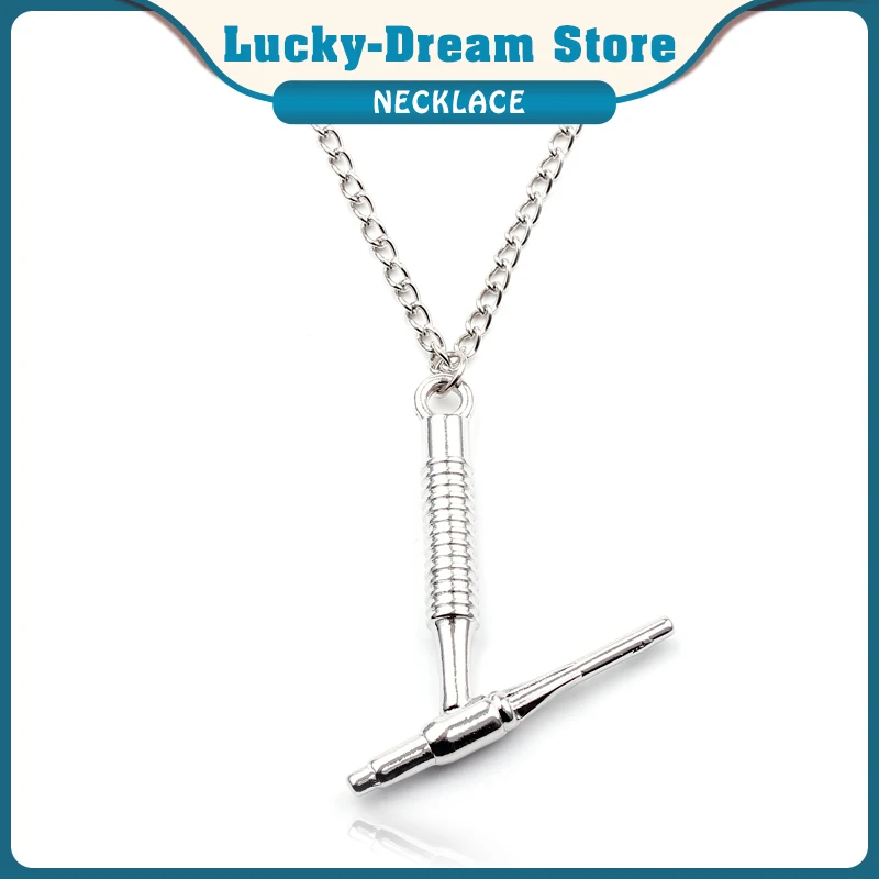 Новое поступление Tig кулон &quotФакел&quot ожерелье Серебряный цвет хип хоп воротник