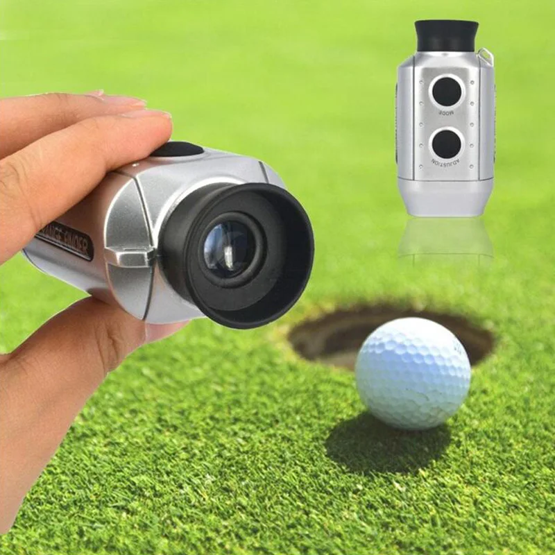 Портативный дальномер для гольфа 7X электронный с одним стержнем легкий