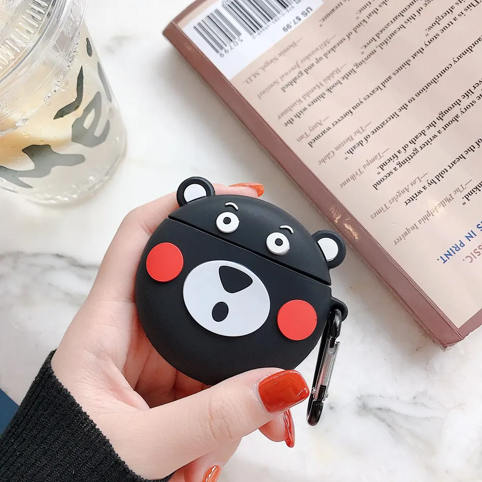 457P Чехол для наушников Airpods, чехол, силиконовый, 3D,, чехол для наушников Airpods 2, чехол для Air pods, Earpods, наушники, Smile Sun - Цвет: 457P