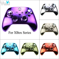 yuxi chrome front back shell for xbox series x s gamepad controller housing cover replacement case skin