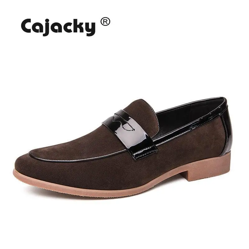 Cajacky/мужские замшевые модельные туфли роскошные брендовые свадебные вечерние