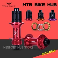 venfort red bicycle hub 2832h boost thru axlequick release version mtb bike boost bicycle wheel cassette road carbon