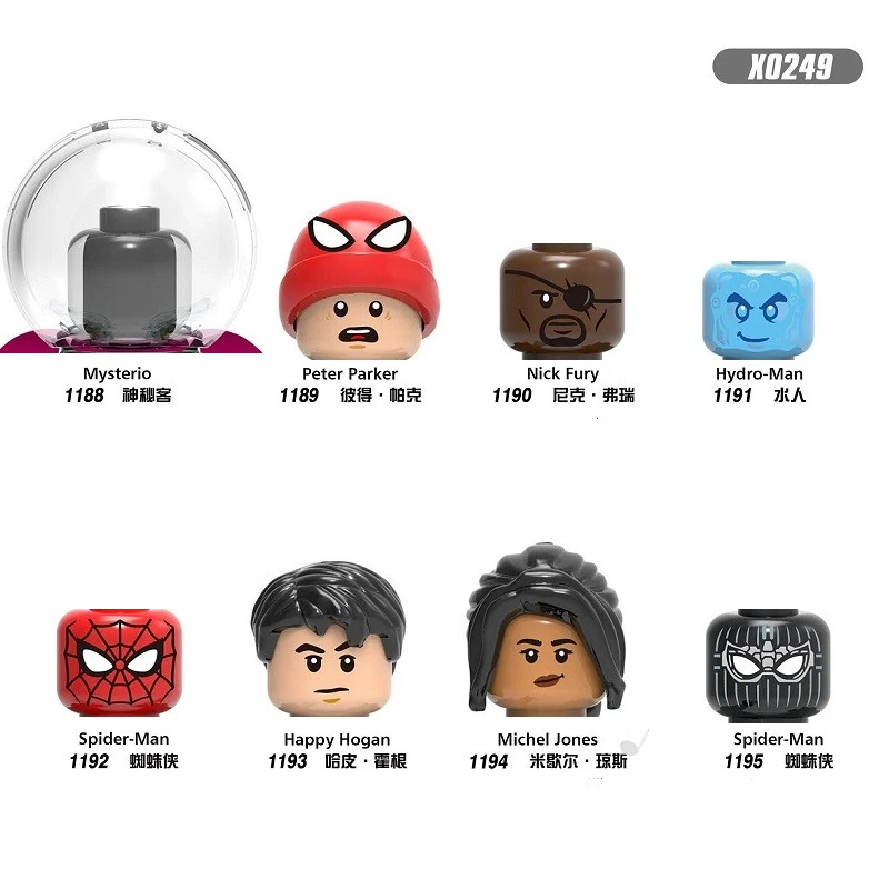 Конструктор с героями Ник пушистый Питер Паркер гидро Миро гость игрушки для