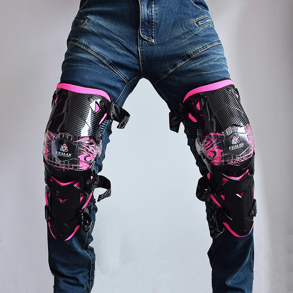 VEMAR мотоциклетные наколенники CE спортивное Защитное снаряжение для езды на
