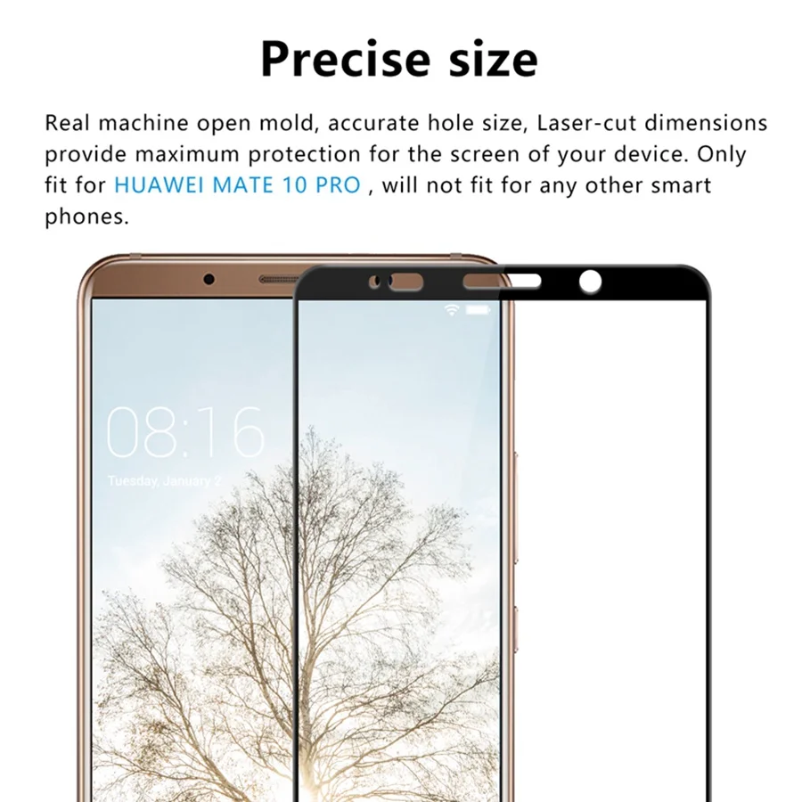 2 упаковки полное покрытие закаленное стекло для Huawei Mate 20x30 20 10 Pro Lite Полное