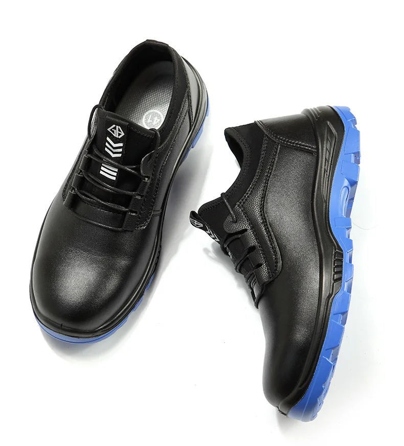 Водонепроницаемая Нескользящая рабочая обувь со стальным носком Мужская