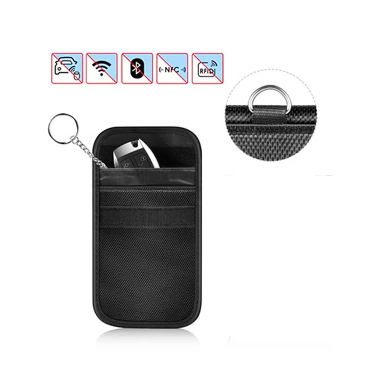 

Car Faraday Shielding Bag PU Credit Card Signal Blocker Case Privacy Protection Shielding Pouch Wallet Automotive Interior