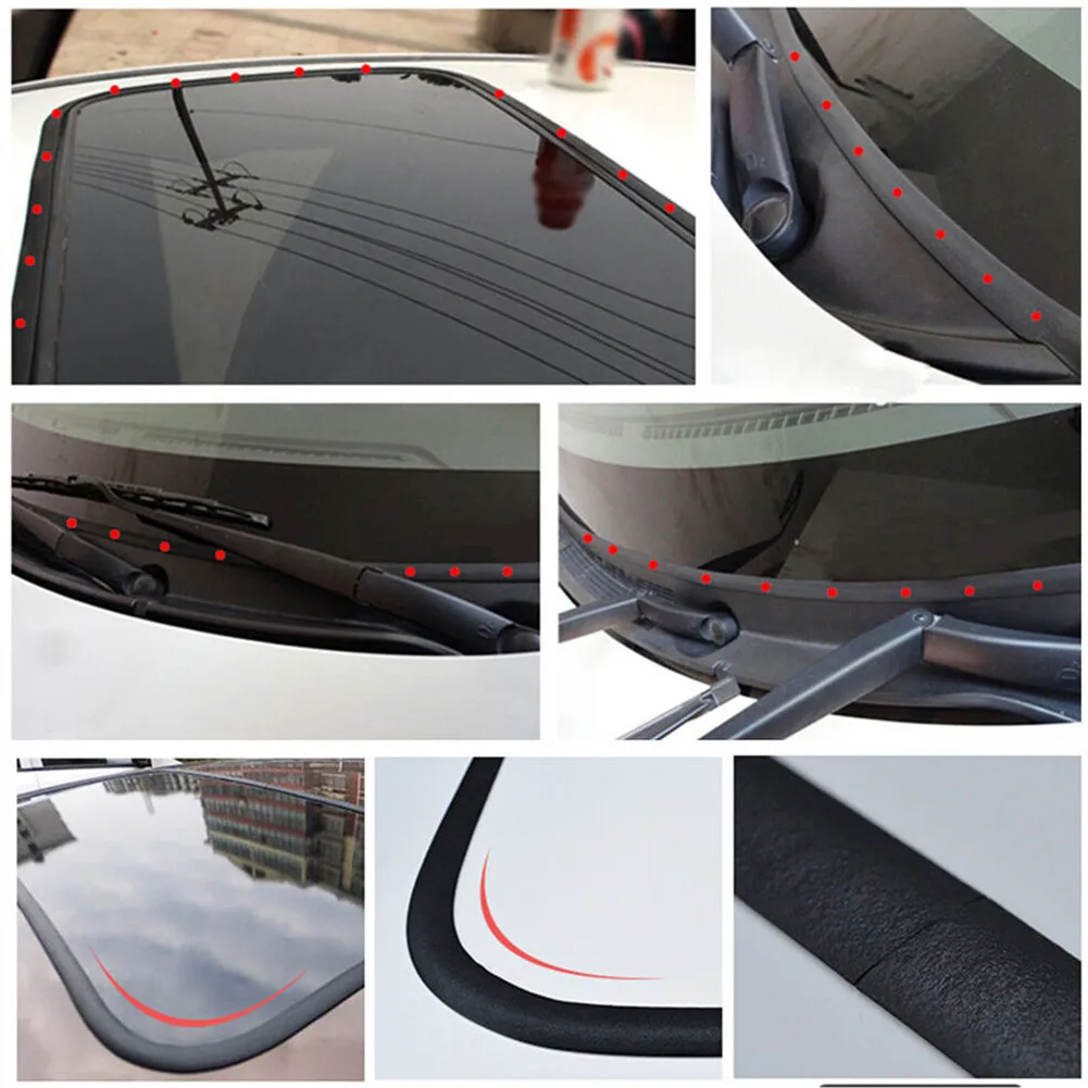 

5m Car Windshield Seal Strip Sunroof Triangular Windo Sealing Trim Weatherstrip Car Accessories High-quality Window Seals