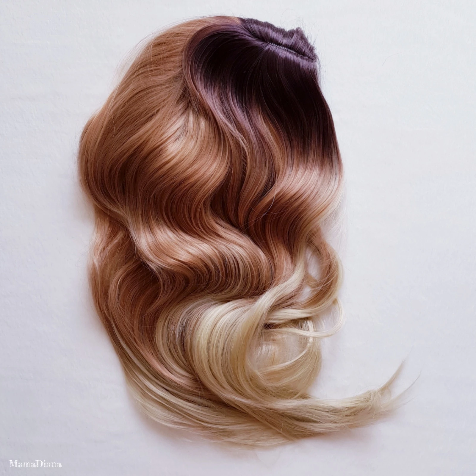 Длинные Синтетические парики Омбре блонд 22 дюйма длинные кудрявые для женщин