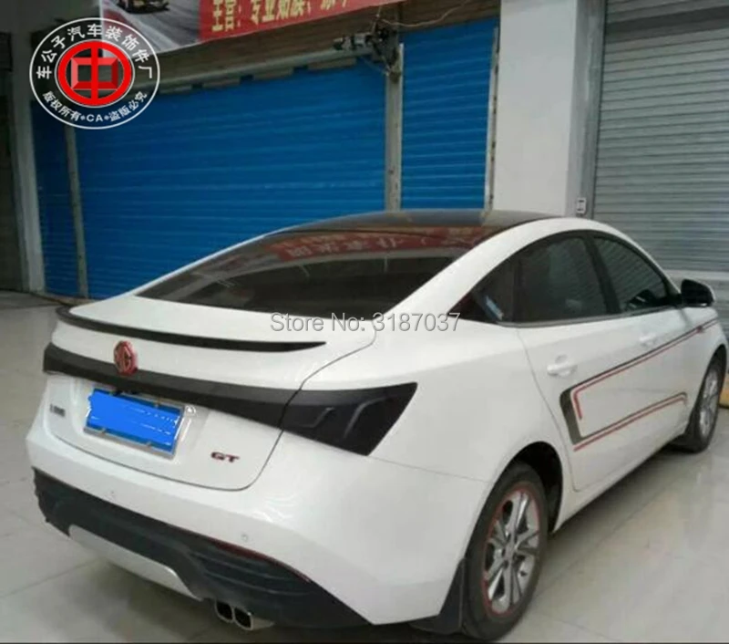 Спойлер для MG 6 GT 2015 из АБС-пластика Неокрашенный фонарик багажника крышка