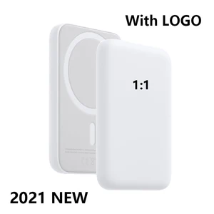 portable magnetic wireless power bank for iphone 13 12 13pro 12pro max 5000mah mini powerbank mobile phone external battery free global shipping