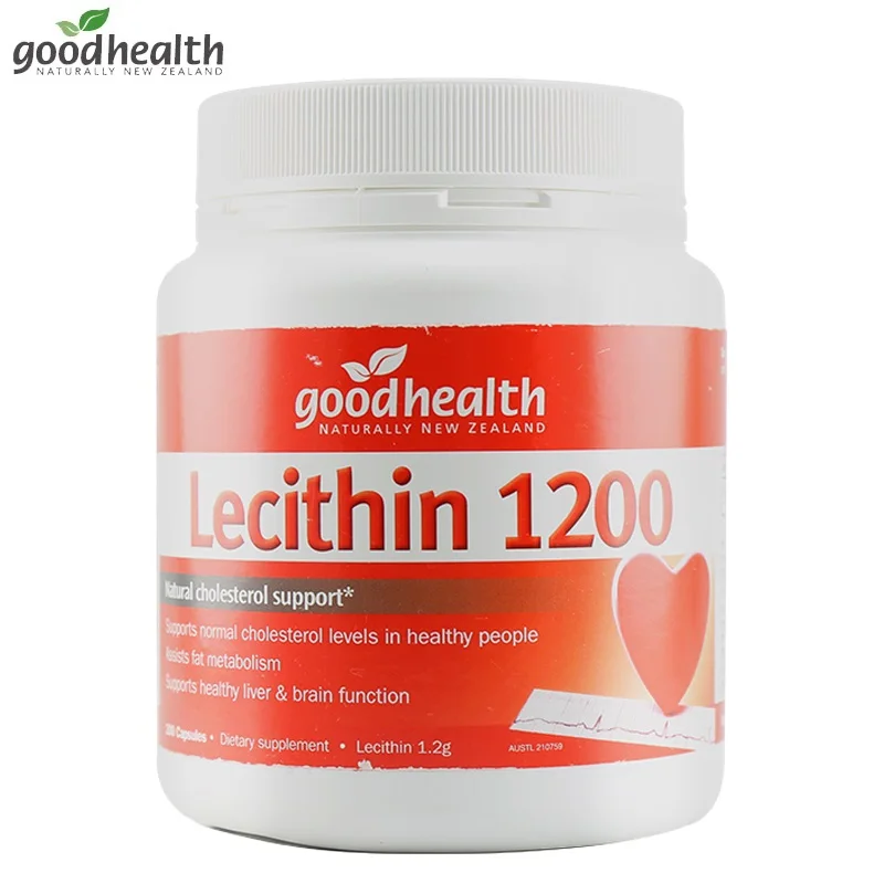 Соевый лецитин 1200mg200Capule нормальный холестерин жир распад здоровое