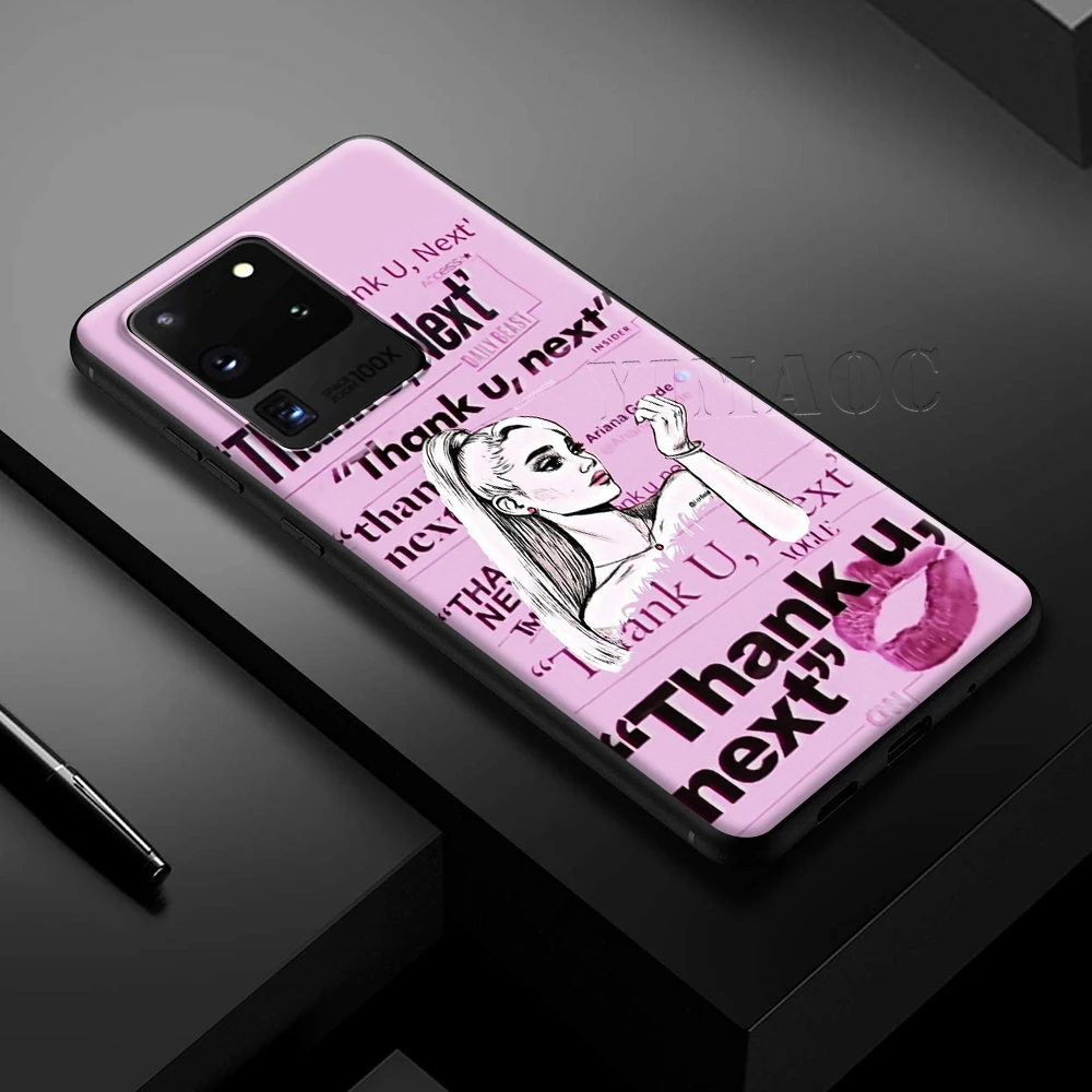 Чехол YIMAOC Thank U Next Ariana Grande для Samsung Galaxy A7 A8 A9 A10 A20 A30 A40 A50 A70 M10 M20 M30 S10 S10e J6 Plus|Бамперы| |
