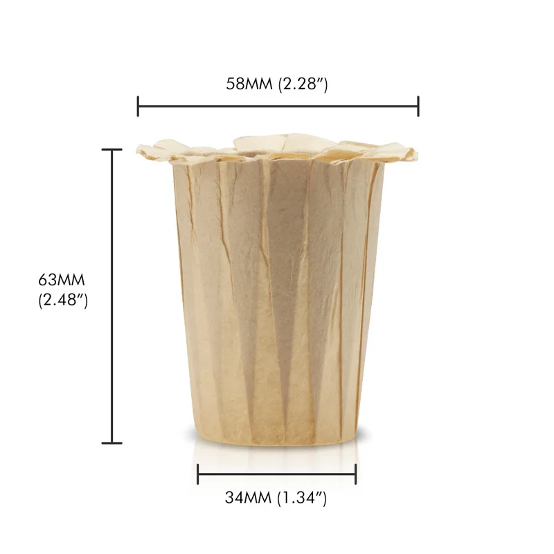 100 шт./компл. для Keurig бумажные фильтры кофе стручки капсулы запасные части дома