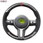 Черный цвет, углеродное волокно, замша, сделай сам, для BMW M Sport F30 F31 F34 F10 F11 F07 X1 X2 X3 F25 F32 F33 F36 F48 F39