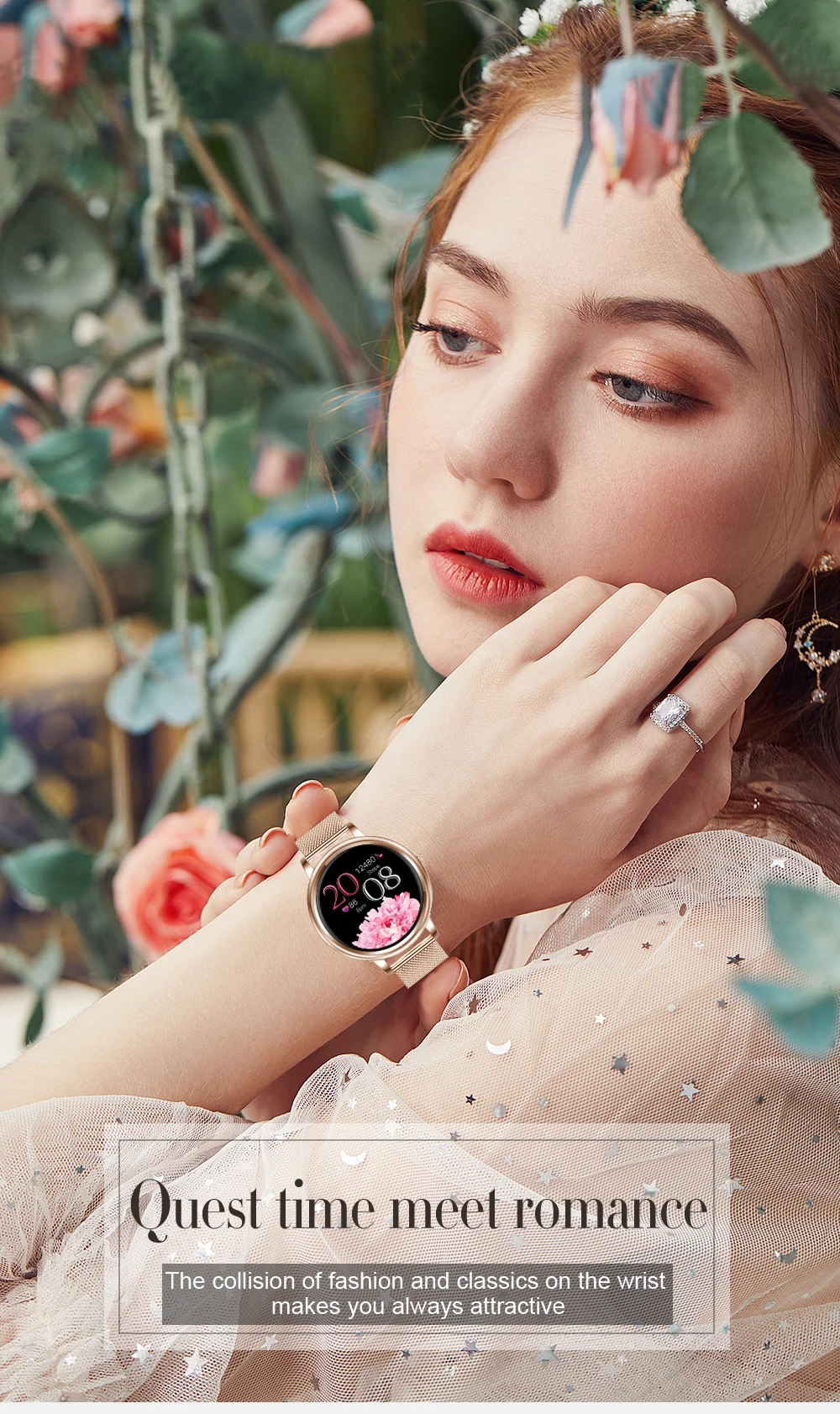 MK22 Smart Watch 2021 Full Touch Screen 39mm Diameter Women Smartwatch For Ladies And Girls Compatible With Android and IOS | Электроника