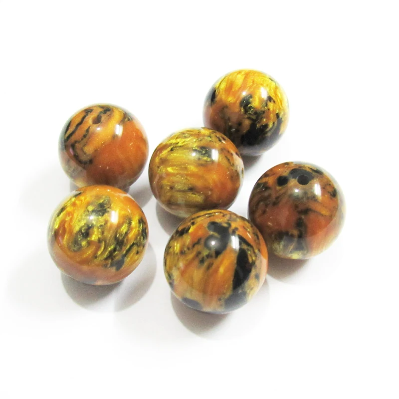 

Newest 6mm/8mm/10mm/12mm/14mm/16mm/18mm/20mm Glitter/ Illusion Double Color Beads For Chunky Kids Necklace/Fashion DIY Jewelry