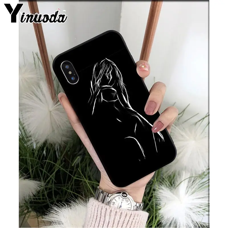 

Yinuoda Minimalist style Series Twerk It Sexy Line TPU Soft Phone Case for iPhone 8 7 6 6S Plus X XS MAX 5 5S SE XR 11 11pro max