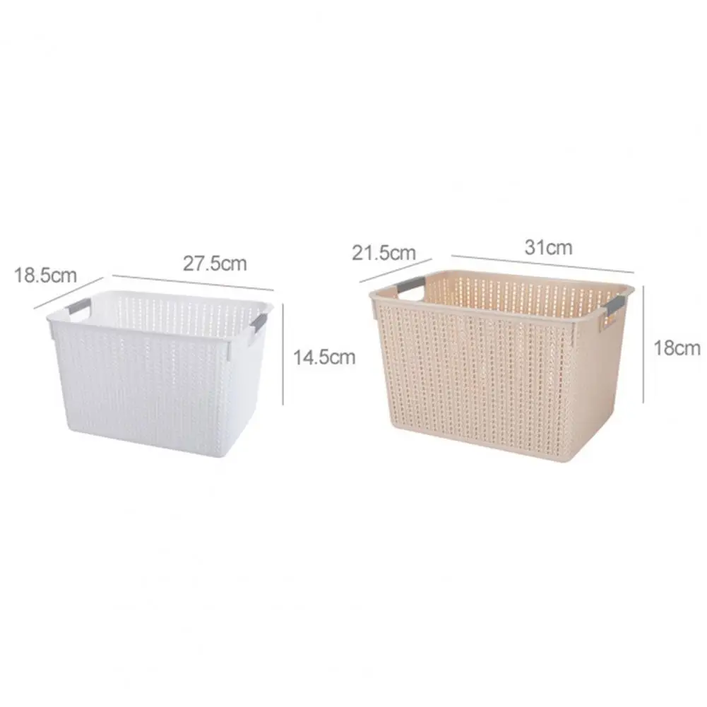 

Storage Basket Foldable Durable Plastic Hollow Clothes Storage Basket for Home