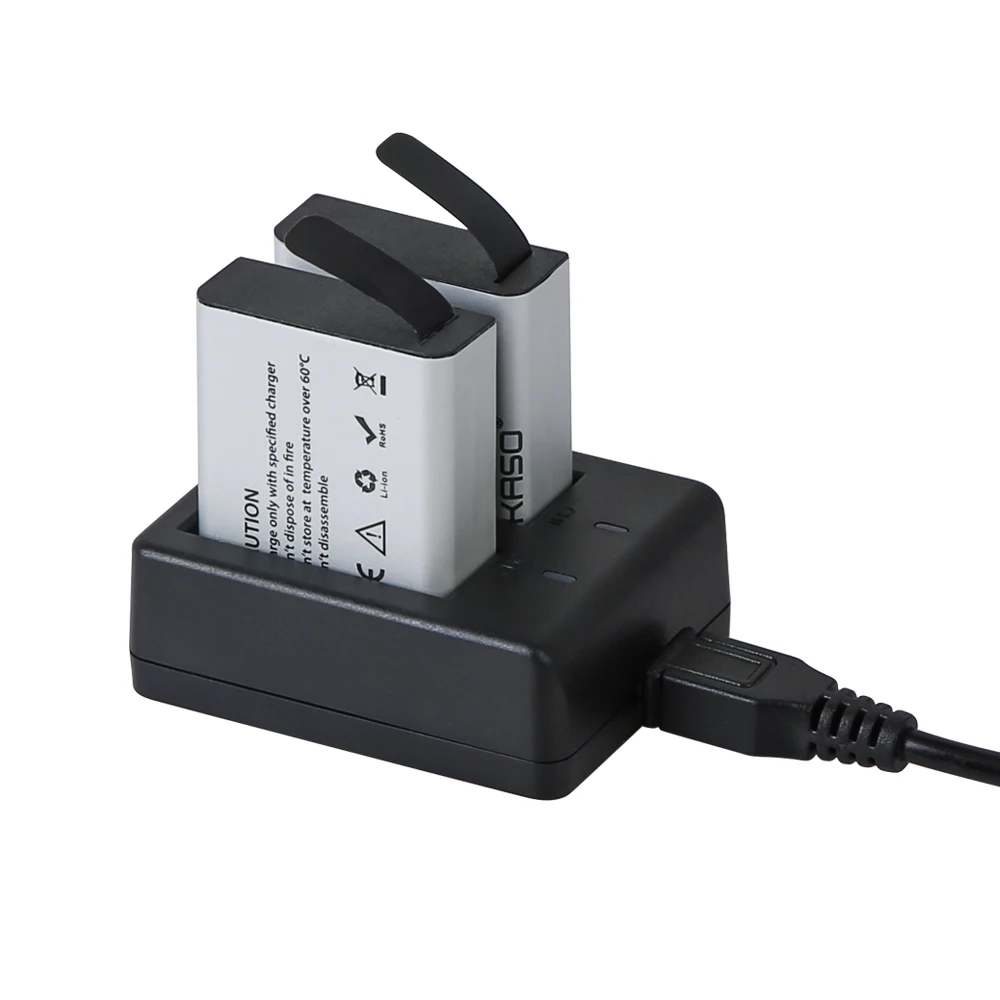 AKASO Экшн-камера V50X аккумулятор 1050 мАч USB двойное зарядное устройство только для