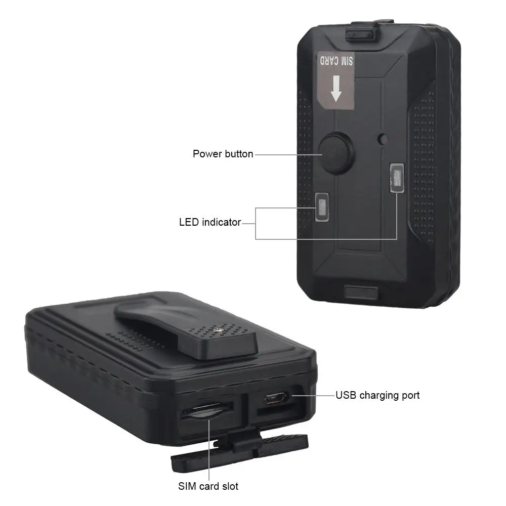 T1 3G Портативный GPS-трекер с IPX7 водонепроницаемый GPS + GSM WIFI позиционирование