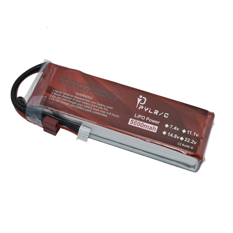 Высокоскоростной литиевый Аккумулятор 7 4 в 5600 мА · ч для радиоуправляемых
