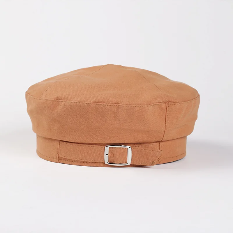 

2020 New Fashion Candy Color Button Winter Hats For Women Autumn Beret Female Cap Outdoor Travel Hat Boinas De Mujer Present Hat