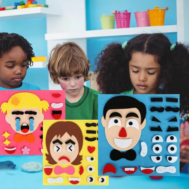 DIY игрушки для рукоделия детская головоломка самовыражения наклейки ручной