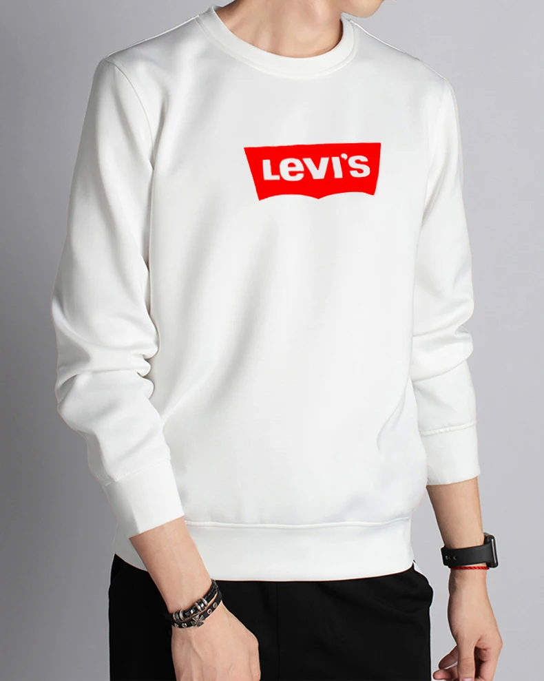 

Levi's High Quality New Original Brand Hoodies Men Fashion Mans Sweatshirts 100% Cotton Men's Hoodie 2LE3