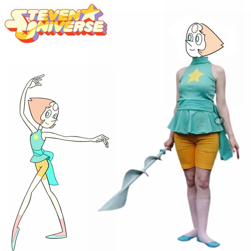 

Steven Universe Cosplay Pearl Halloween Cosplay Costume Custom Any Size