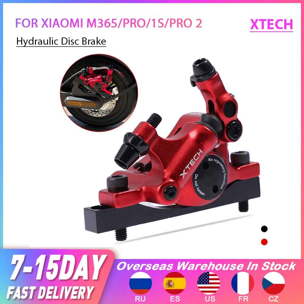 

Гидравлический дисковый тормоз XTECH для скутера с адаптером HB100, гидравлический тормоз из алюминиевого сплава для скутера Xiaomi M365/Pro, аксессуа...