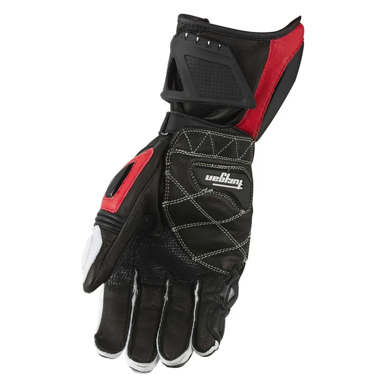 

Motorcycle Gloves Men 's Genuine Leather Motorbike Riding Glove Breathable Protective Motocross Gloves guantes Moto