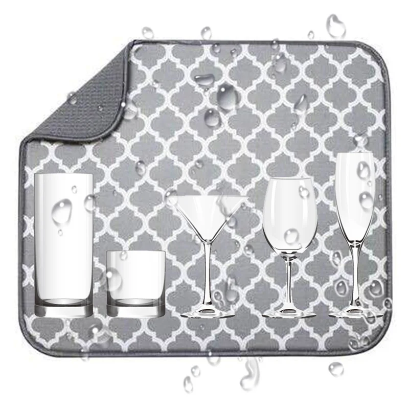 Коврик для сушки посуды из микрофибры 30 х40 см|Коврики и подложки| |