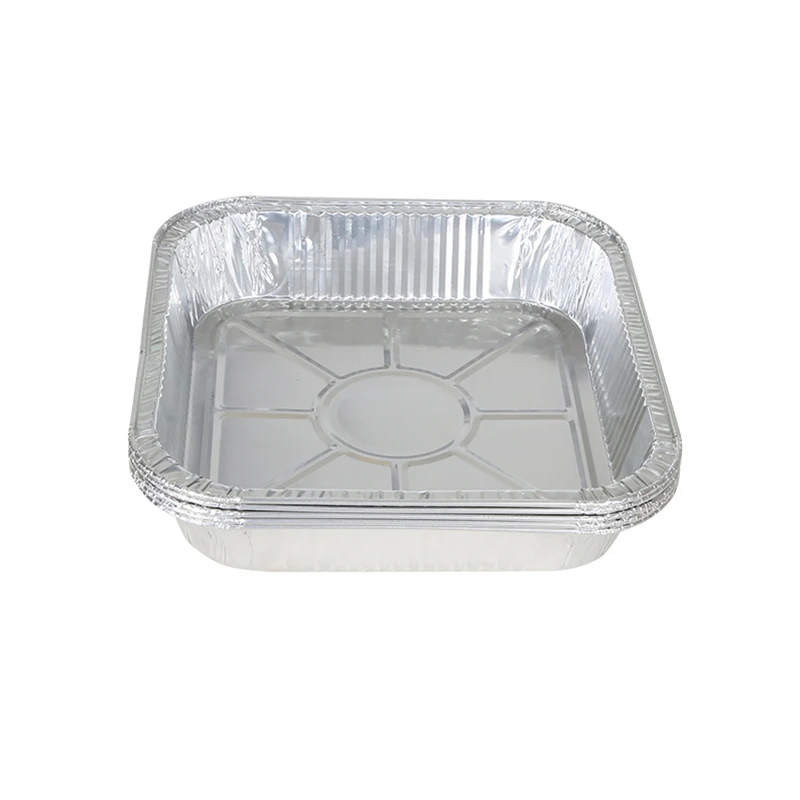 22.7CM Disposable Durable Aluminum Foil Plate Bowl Microwavable Tableware for Meals Prep Pies Cakes Meats 5pcs | Дом и сад