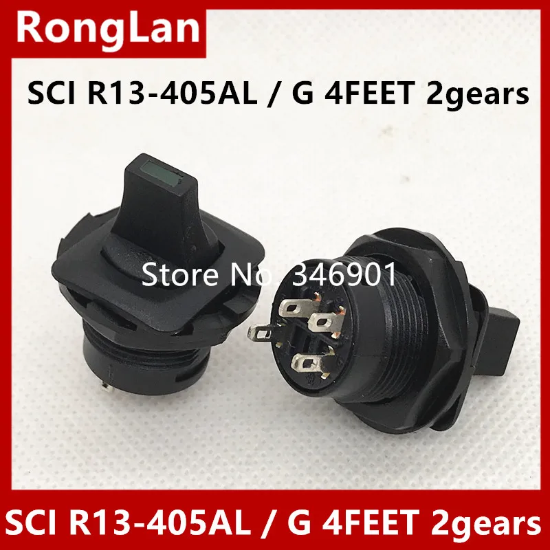 [SA]R13-405AL / G выключатель питания тайвань новый SCI тумблер Переключить 4 фута 2