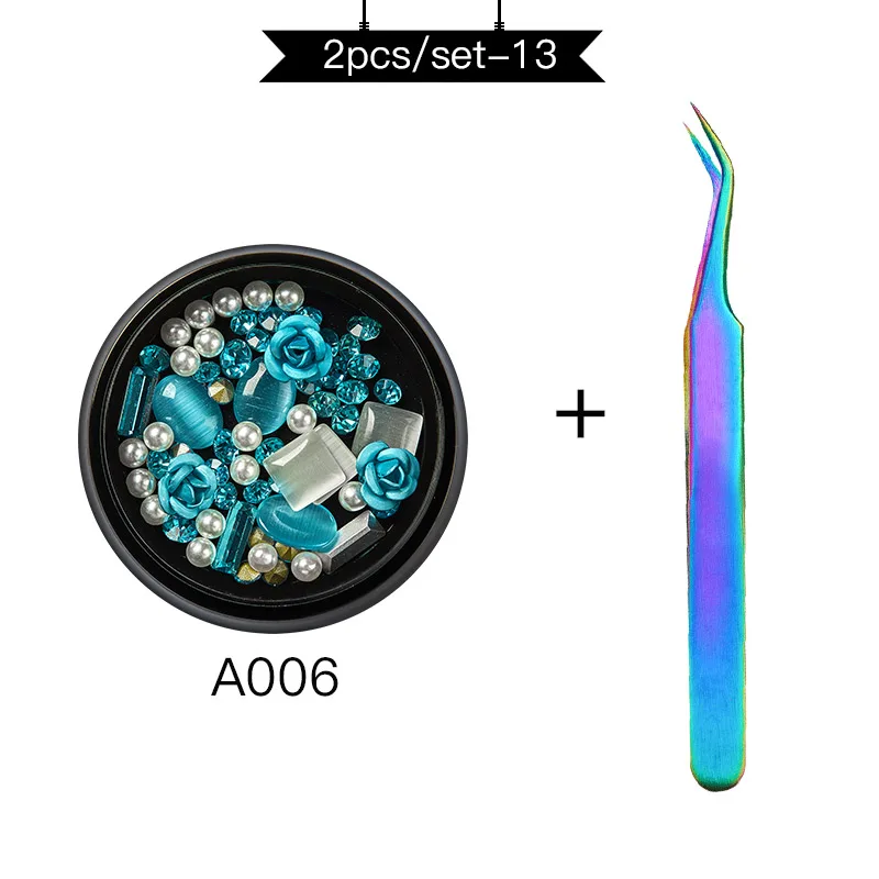 1/2 шт./набор декоративные 3d-пинцеты для ногтей | Красота и здоровье