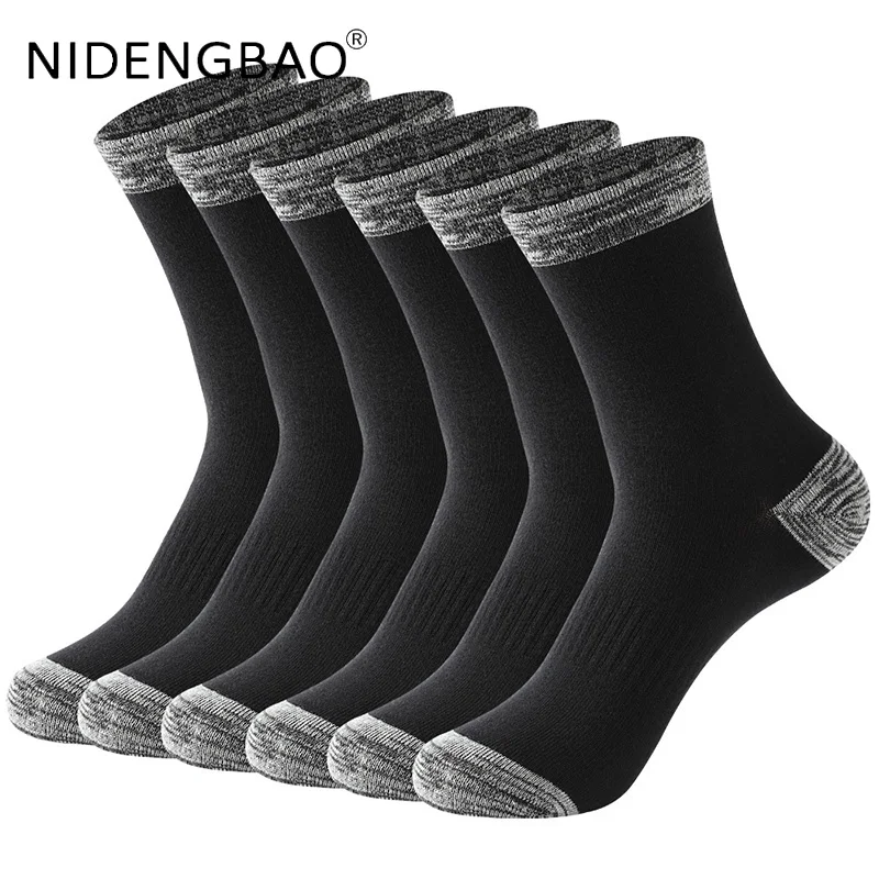5 Pairs Men Cotton Socks New Men Socks High Quality Casual Run Black Sports Socks White Male Long Socks Plus Size EU 38-48