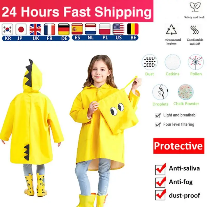 Модный динозавр защита для детского сада брызгозащищенный водонепроницаемый