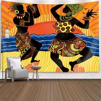 african woman tapestry exotic living room decoration tablecloth collocation photo background cloth large beach towel bedspread