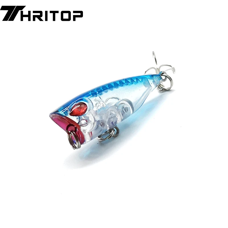 

2020 New Popper Fishing Lure POP002 Artificial Bait 5 Colors For Choose 3.5G 40MM Minnow Pike Bass Fishing Tackles