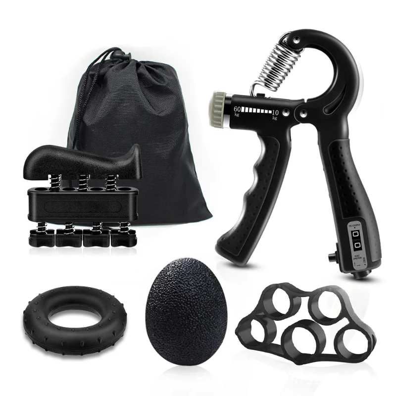 

Count Grip Set Fitness Adjustment Grip Five Five Set Grip Ring Grip Ball Finger Trainer Wrist Trainer