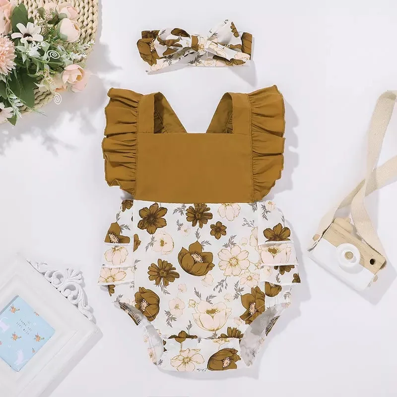 

Toddler Girl Fall Clothes 2020 One Piece Jumpsuit Summer Clothes Set Romper