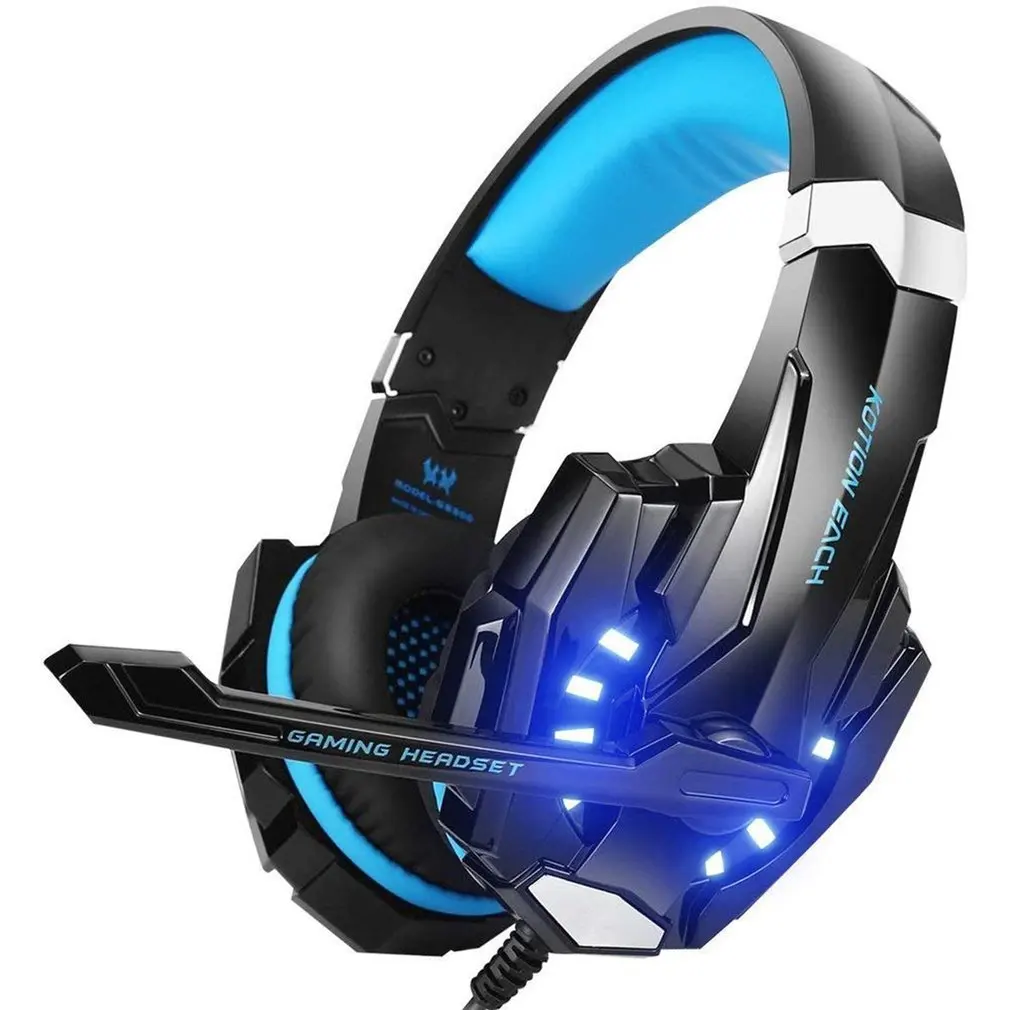 

G9000 накладная игровая гарнитура 3,5 мм Игровые наушники с микрофоном светодиодный светильник наушники для геймеров