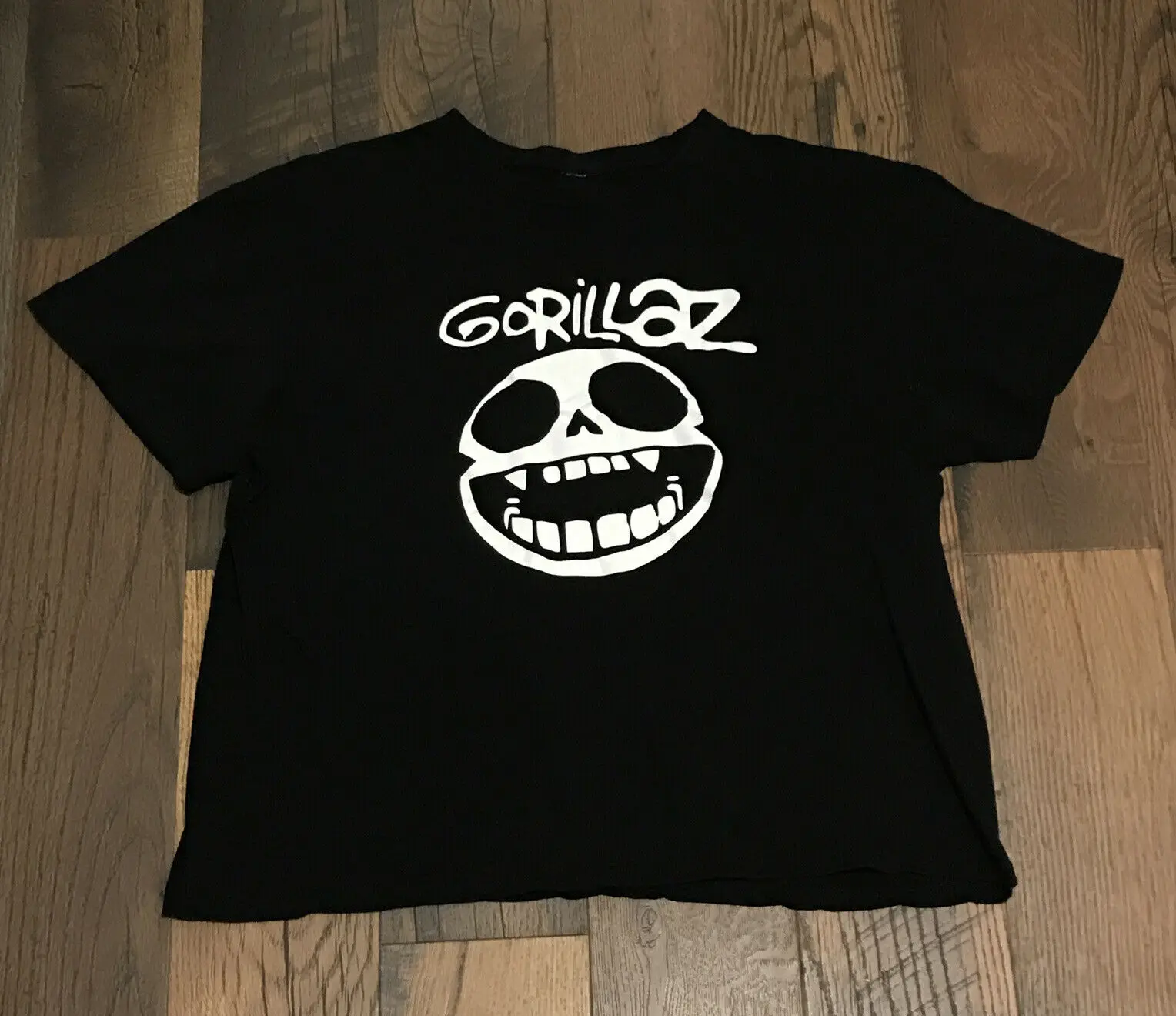 Винтажная Футболка GORILLAZ PHASE 1 графическая редкая черная футболка с изображением