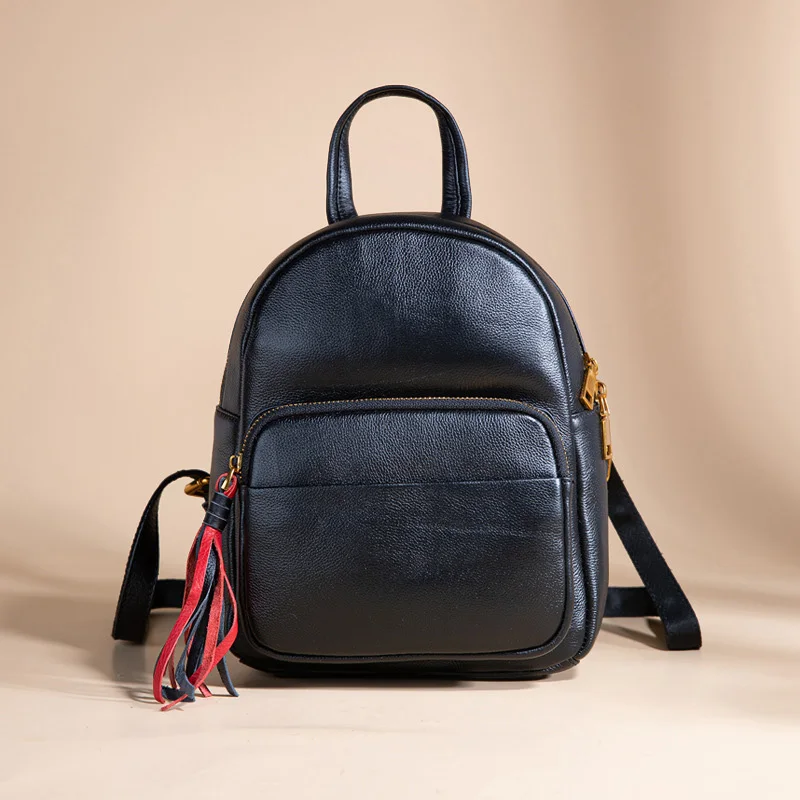 Модный маленький рюкзак из натуральной кожи женские дизайнерские рюкзаки