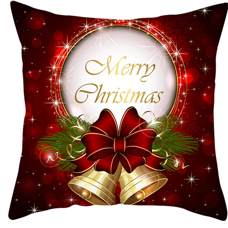 Счастливого Рождества Рождественский подарок пледы наволочка подушки 18x18 дюймов