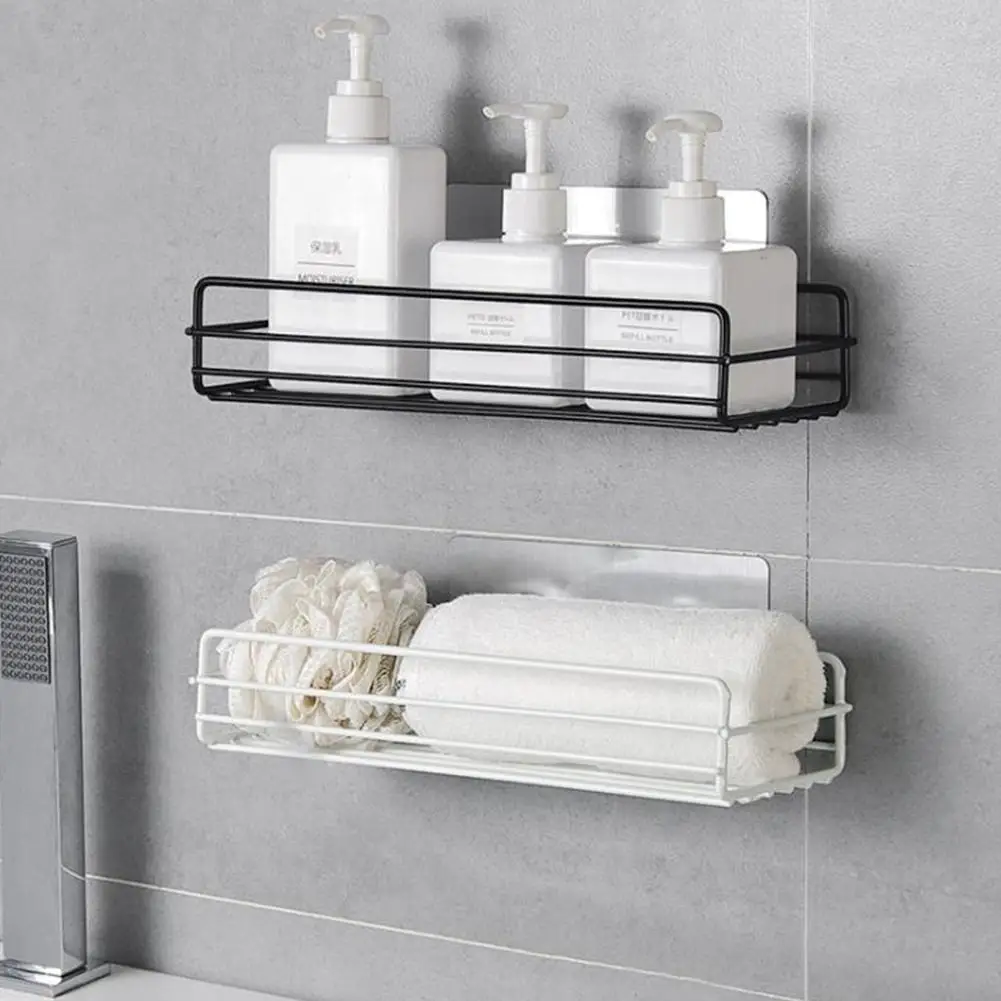 

Wall Holder For Bathroom Wall Shelf For Bathroom Organizer Shower Accessories Shampoo Storage T1Z3