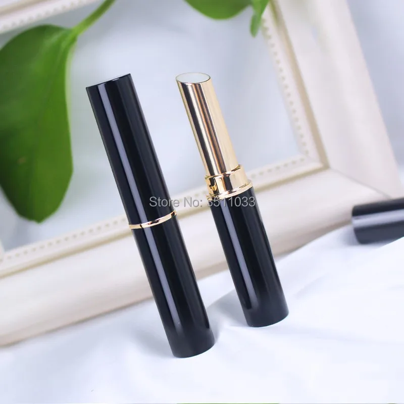 7 1 мм бальзам для губ тюбик мини черная косая тонкая косметическая упаковка